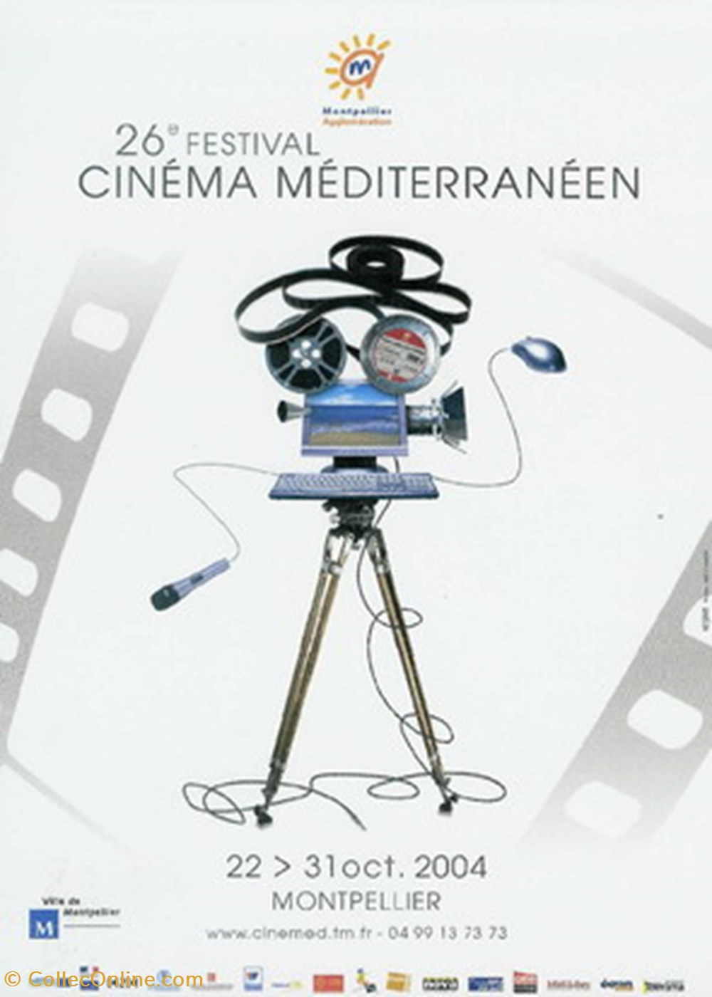 Montpellier Festival du cinéma méditerranéen 2004 cartes postales autres montpellier festival du cinema mediterraneen 2004