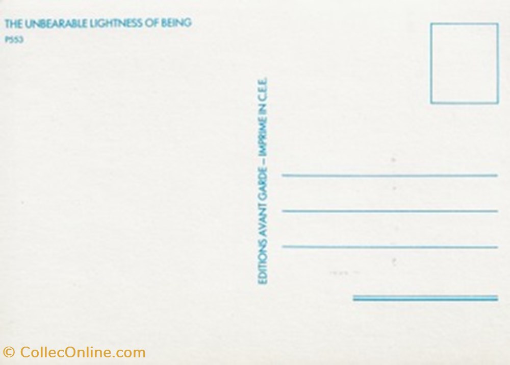 The unbearable lightness of being cartes postales autres the unbearable lightness of being