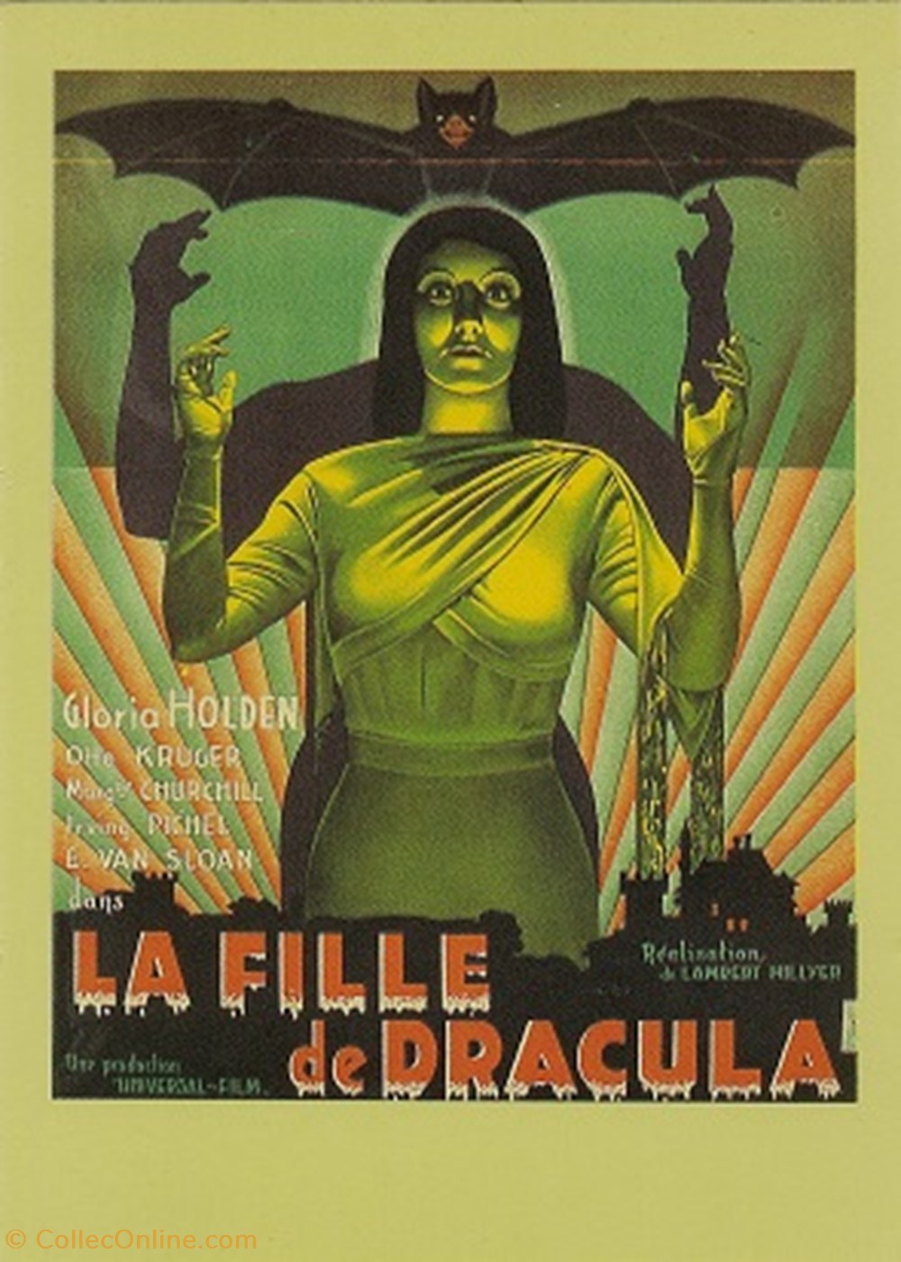 La fille de Dracula cartes postales autres la fille de dracula