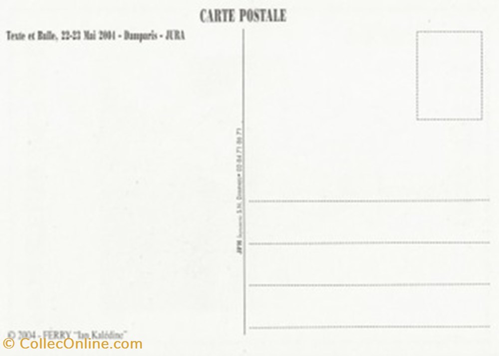 Damparis (39) 2004 cartes postales bande dessinee damparis 39 2004