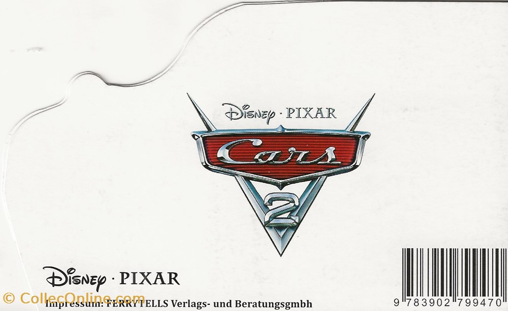ZZZ Carnet (Autriche) 2011 Cars 2 - Finn McMissiles 3 timbres zzz carnet autriche 2011 cars 2 finn mcmissiles