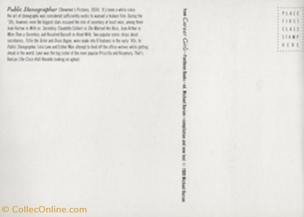 Public stenographer 2 cartes postales autres public stenographer