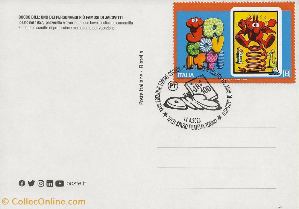 Cocco Bill cartes postales bande dessinee cocco bill
