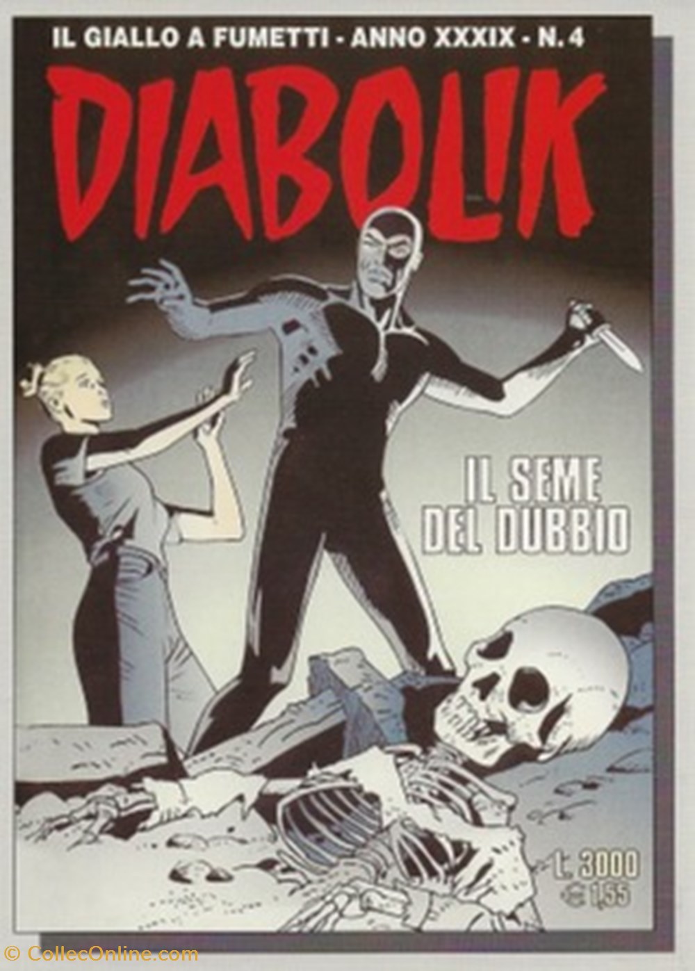 Diabolik anno 39 - 4 cartes postales bande dessinee diabolik anno 39 4