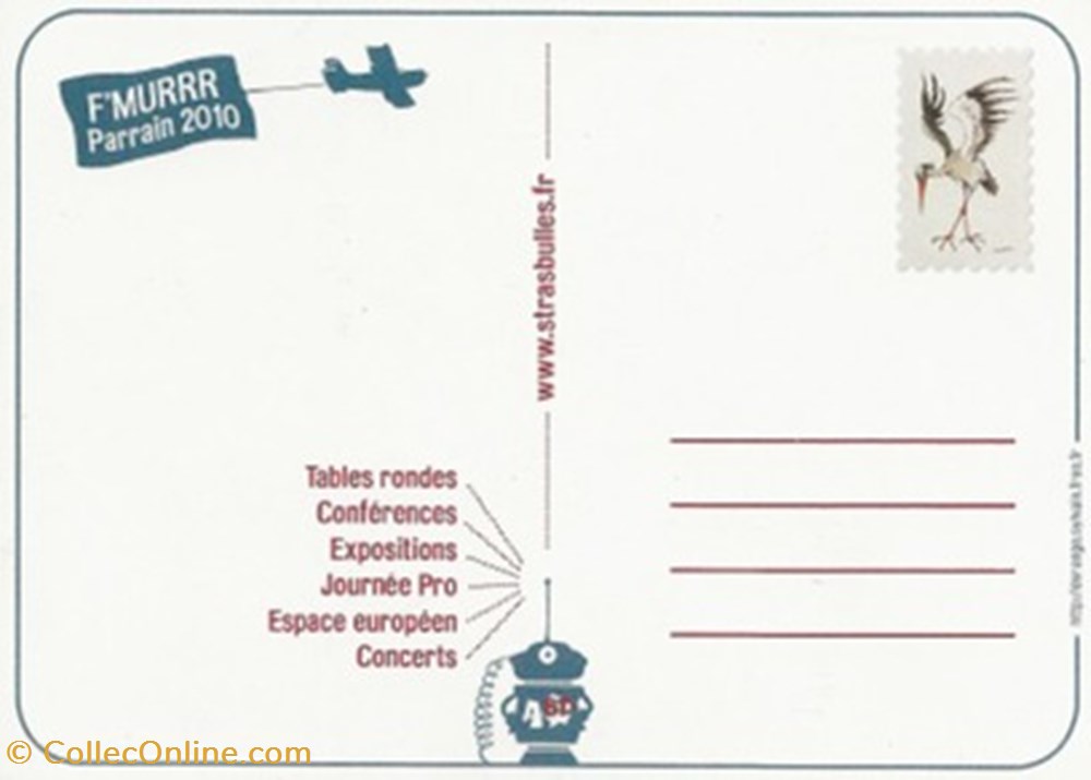 Strasbourg (67) 2010 cartes postales bande dessinee strasbourg 67 2010