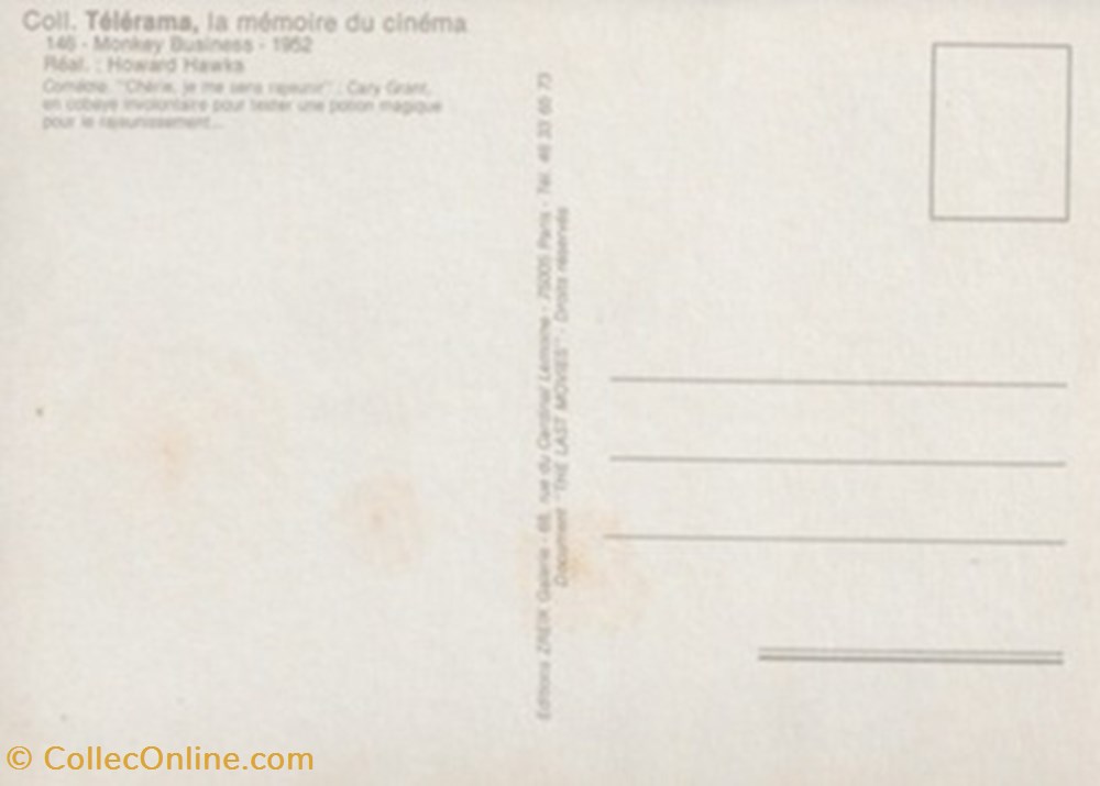 Fais pas le singe! cartes postales autres fais pas le singe