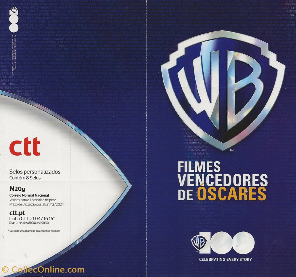 ZZZ Bloc (Portugal) 2023 Filmes vencedores de oscares 3 timbres zzz bloc portugal 2023 filmes vencedores de oscares
