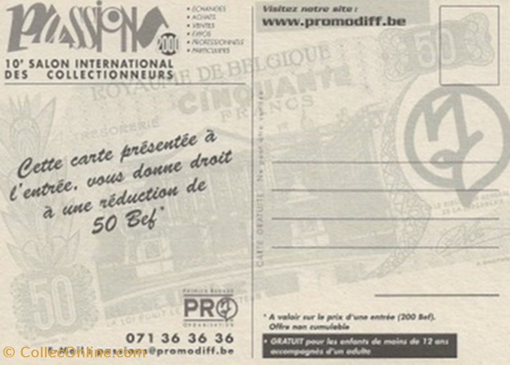 cartes postales bande dessinee charleroi belgique 2000