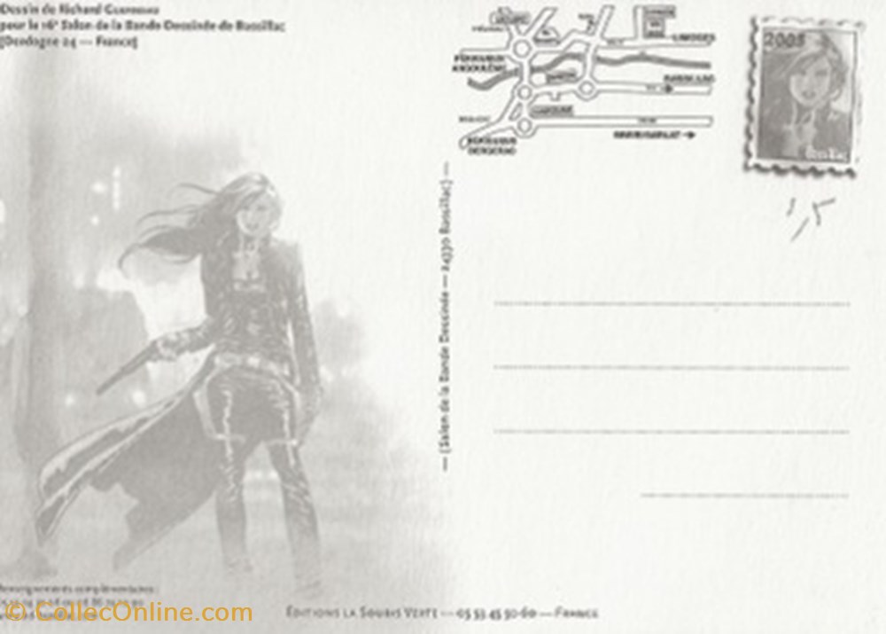 cartes postales bande dessinee bassillac 24 2005