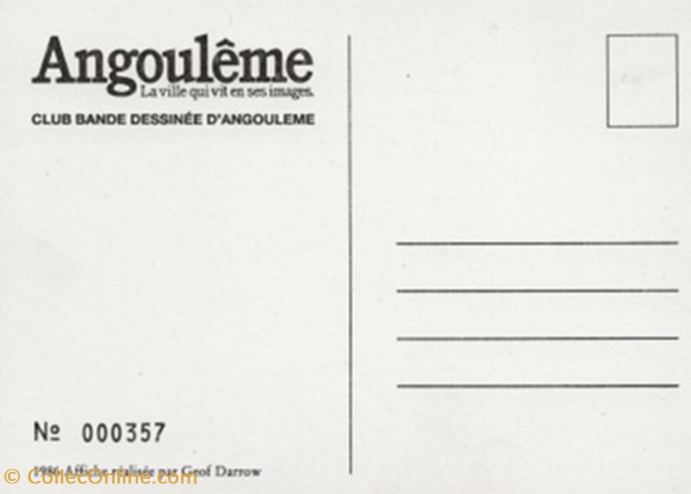 ZZ Divers Angoulême cartes postales bande dessinee zz divers angouleme