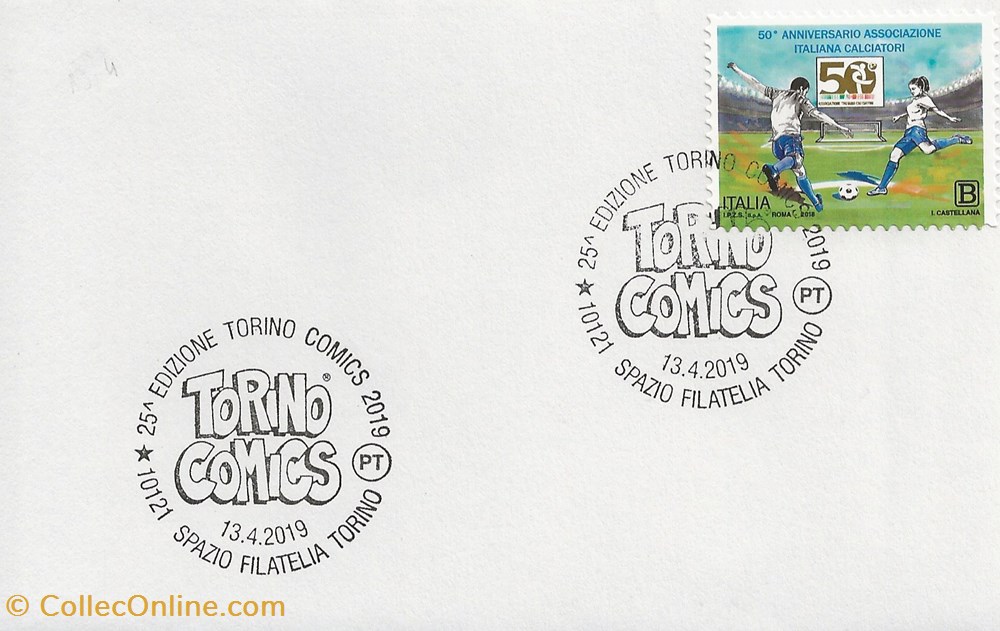 Torino (Italie) 2019 25° Edizione torino comics timbres torino italie 2019 25 edizione torino comics