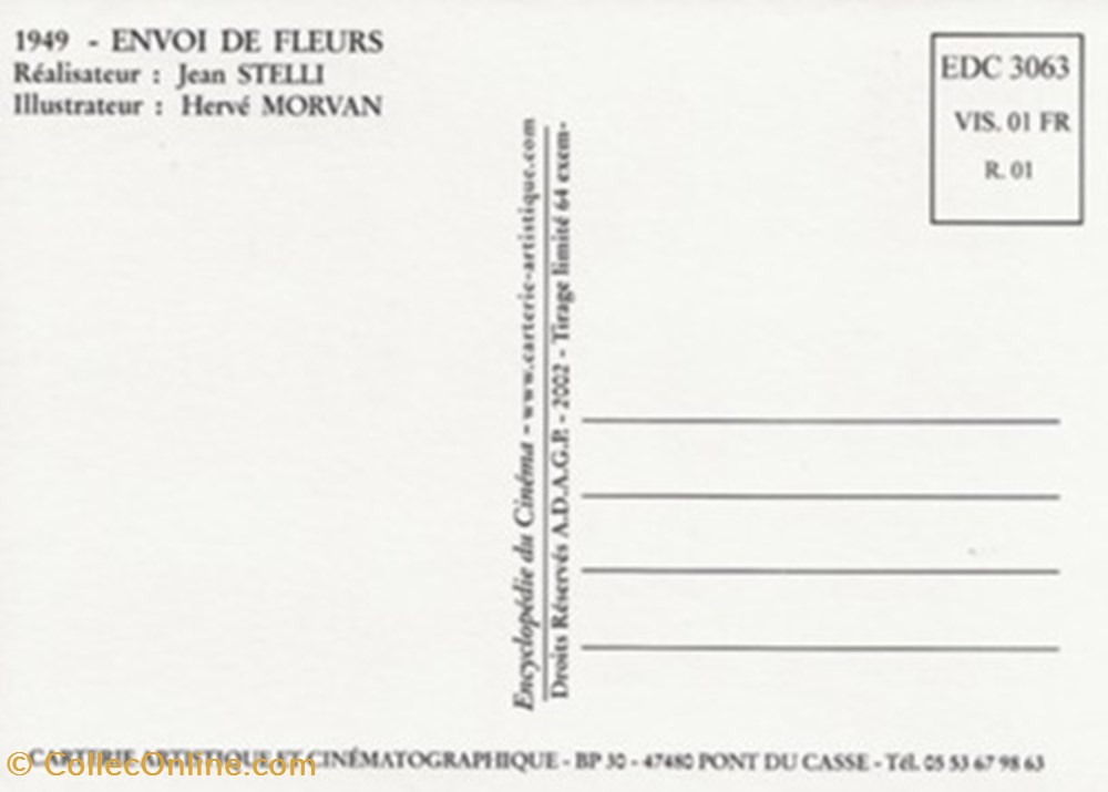 cartes postales autres envoi de fleurs