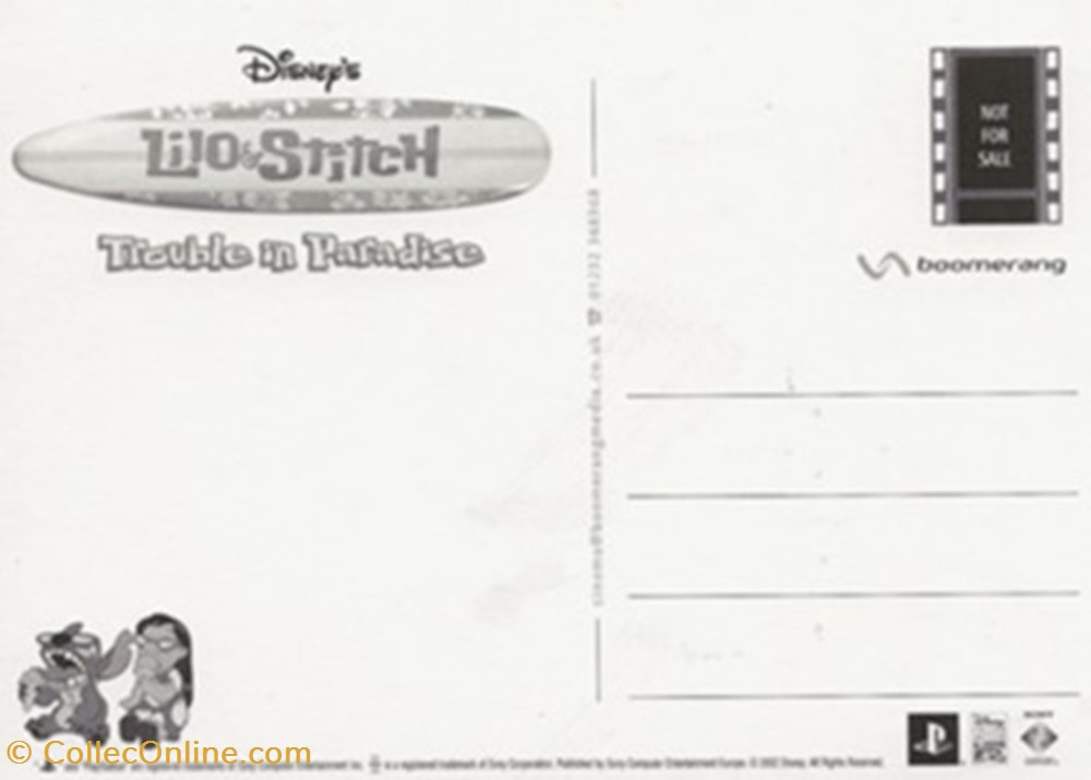 Lilo & Stitch cartes postales autres lilo stitch