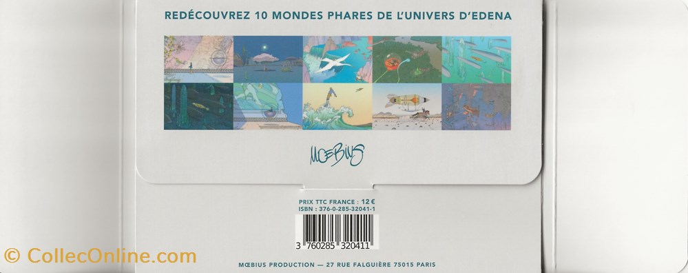 Moebius 4 cartes postales bande dessinee moebius
