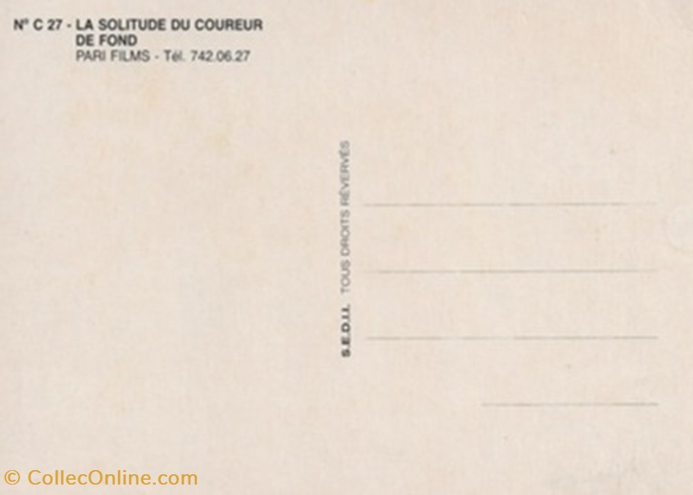 La solitude du coureur de fond cartes postales autres la solitude du coureur de fond