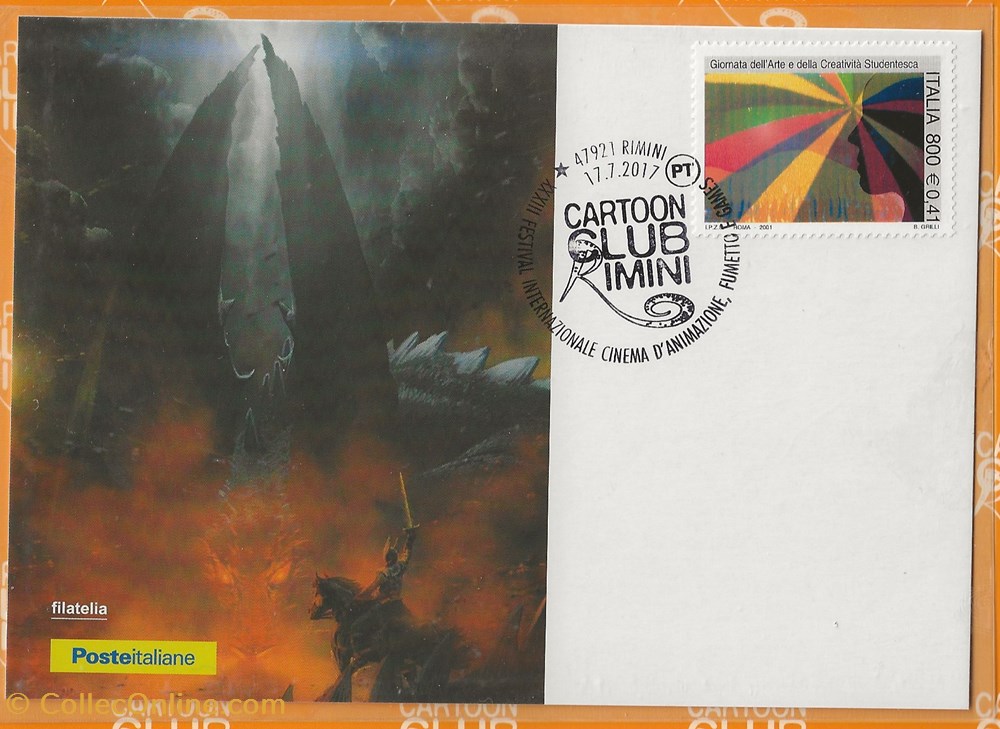 timbres rimini italie 2017 xxxiii festival internazionale cinema animazione fumetto e games