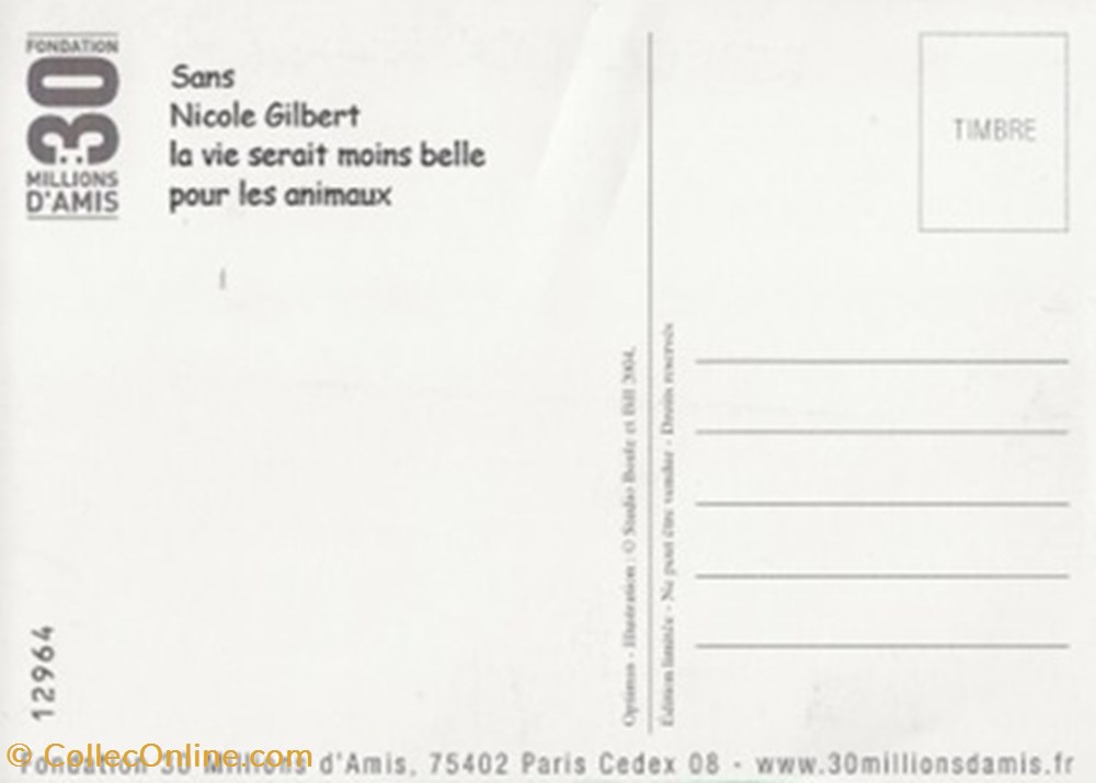 Boule et Bill cartes postales bande dessinee boule et bill