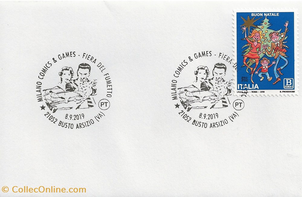 timbres busto arsizio italie 2019 fiera del fumetto milano comics games