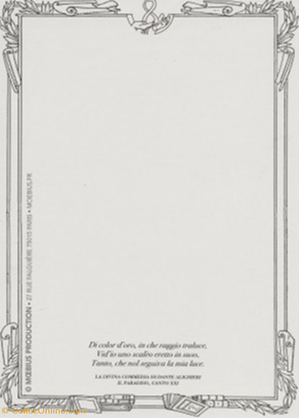 cartes postales bande dessinee paradiso