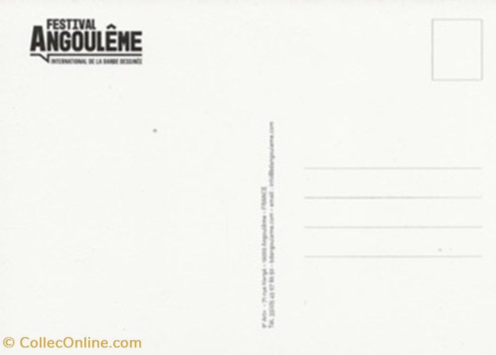 Angoulême (16) 2024 cartes postales bande dessinee angouleme 16 2024