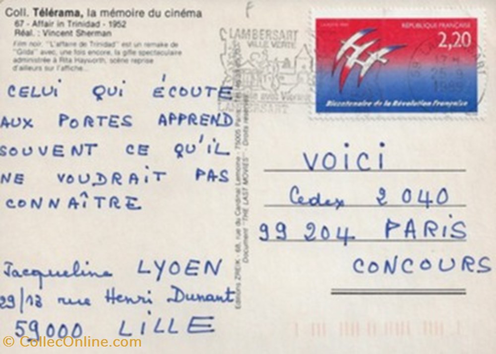 L'affaire de Trinidad cartes postales autres l affaire de trinidad