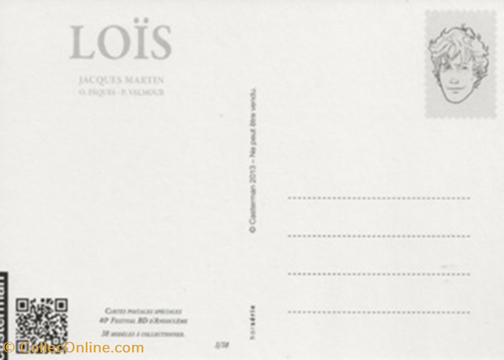 Loïs cartes postales bande dessinee lois