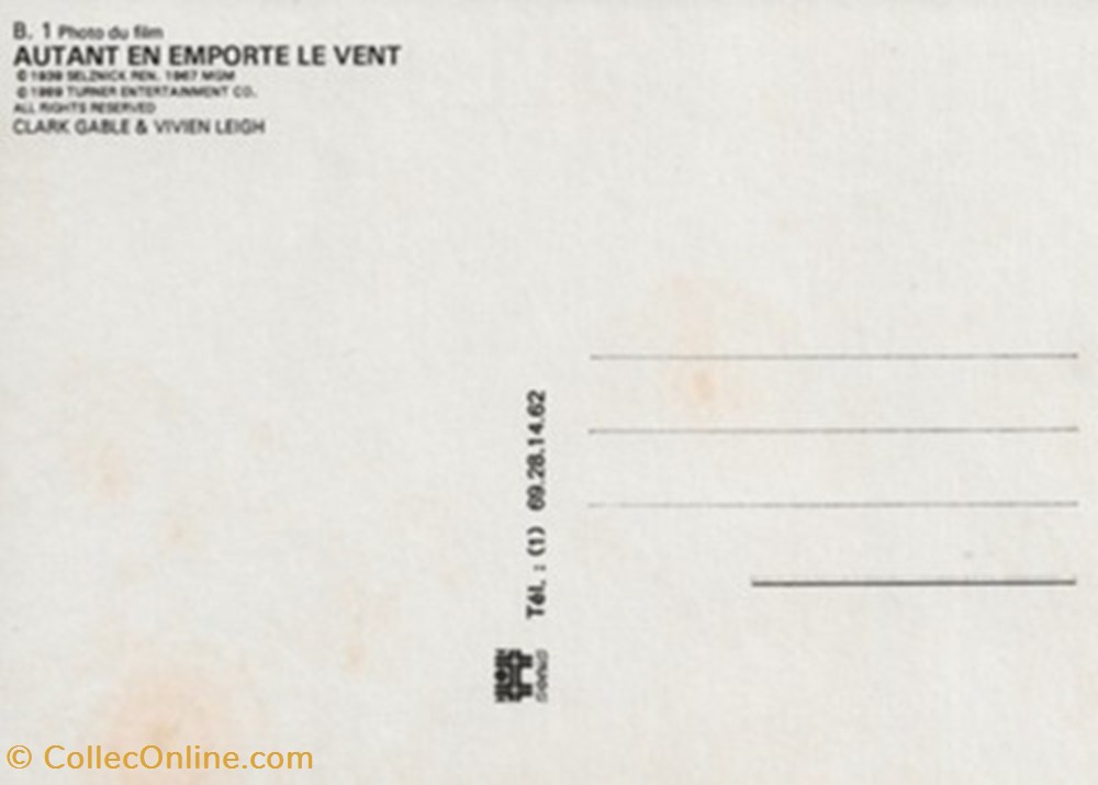 Autant en emporte le vent 4 cartes postales autres autant en emporte le vent