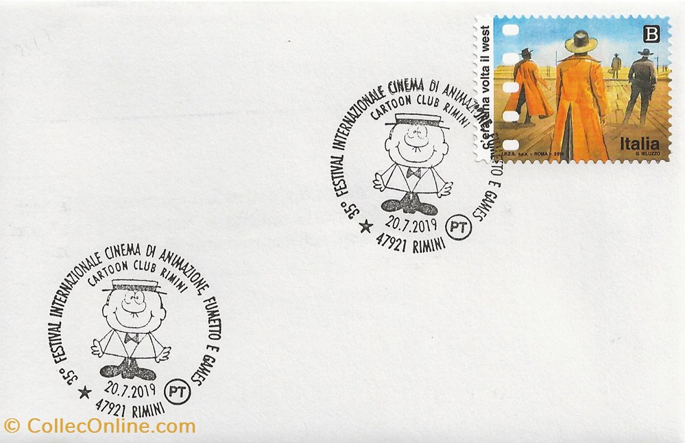 timbres rimini italie 2019 35 festival internazionale cinema di animazione fumetto e games