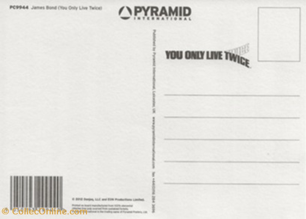 cartes postales autres you only live twice
