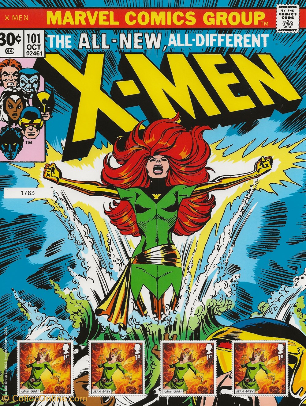 ZZZ - Grande-Bretagne 2023 X Men timbres zzz grande bretagne 2023 x men