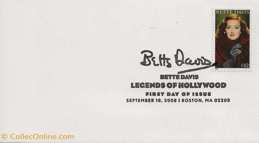 Boston (Etats-Unis) 2008 Bette Davis timbres boston etats unis 2008 bette davis