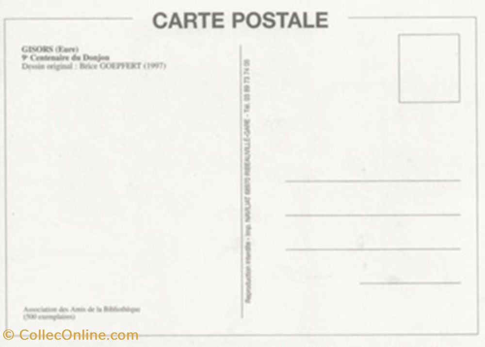 cartes postales bande dessinee brice goepfert