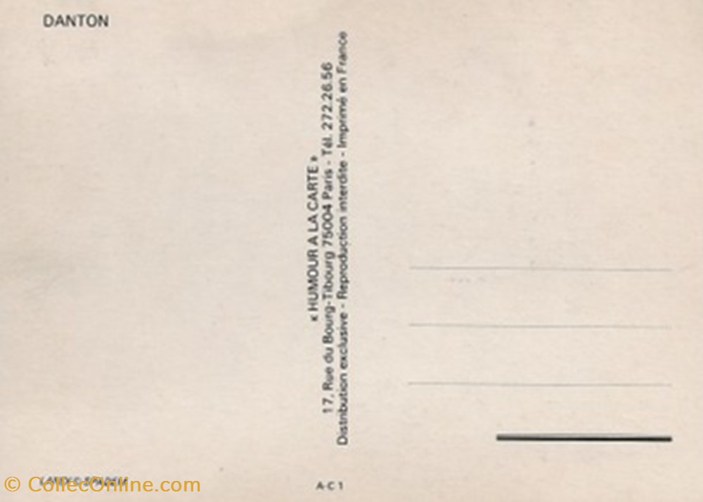 cartes postales autres danton