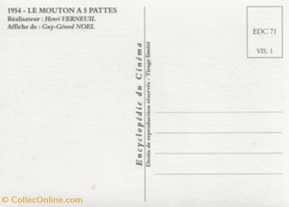Le mouton à 5 pattes cartes postales autres le mouton a 5 pattes