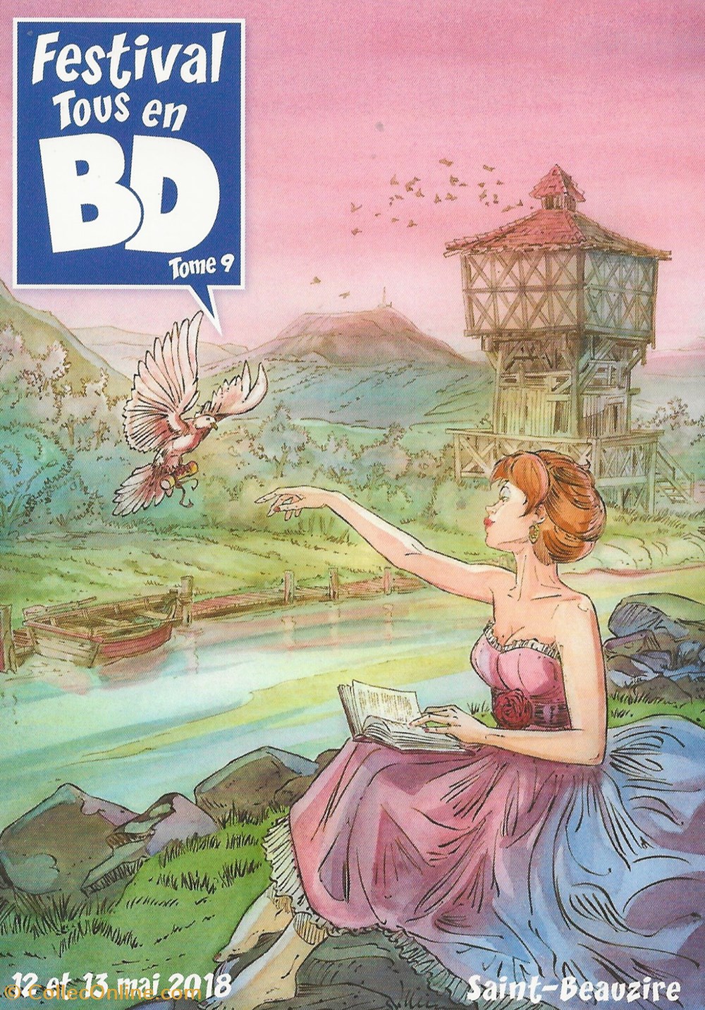 Saint-Beauzire (63) 2018 cartes postales bande dessinee saint beauzire 63 2018