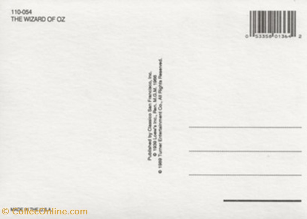 The wizard of Oz cartes postales autres the wizard of oz