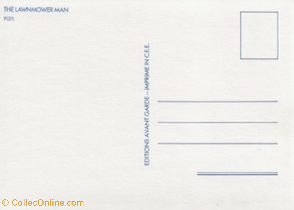 The lawnmower man cartes postales autres the lawnmower man