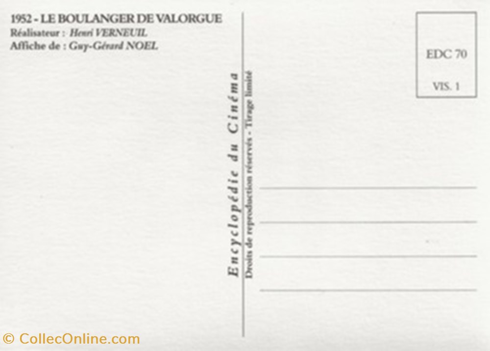 cartes postales autres le boulanger de valorgue