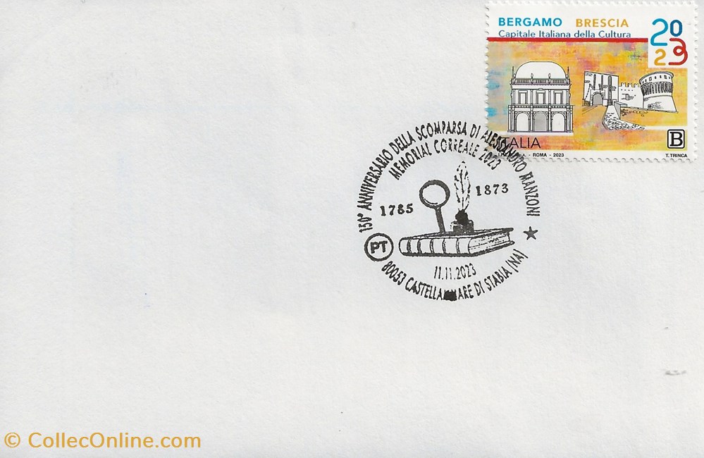 timbres castellammare di stabia italie 2023 alessandro manzoni