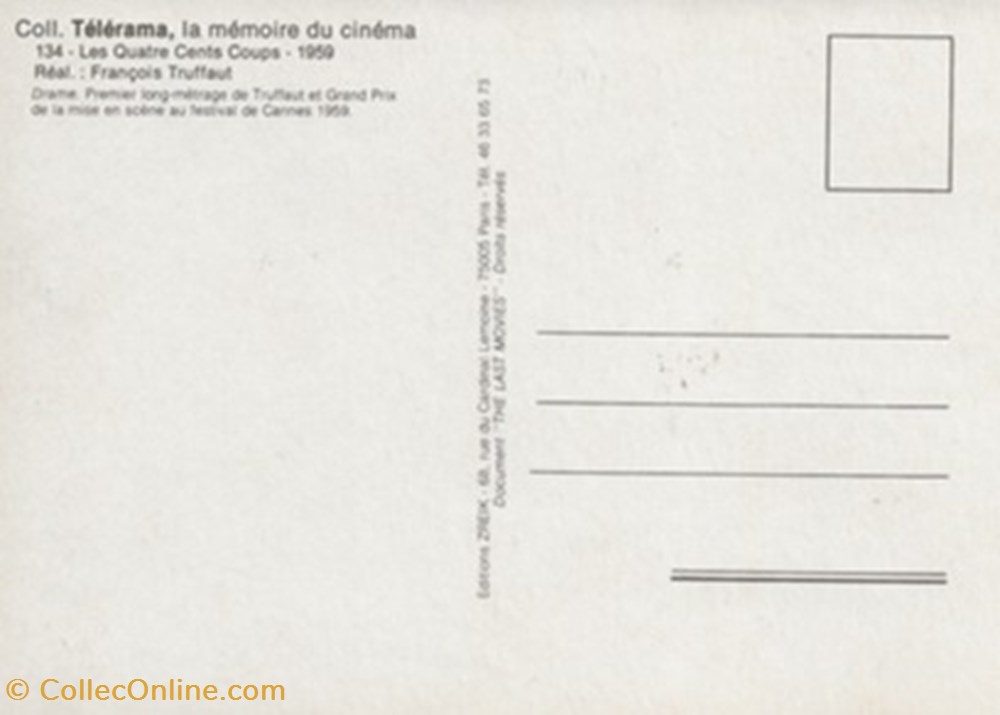 cartes postales autres les 400 coups