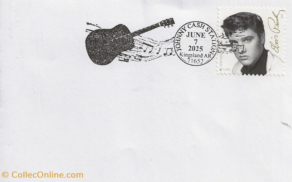 Kingsland (Etats-Unis) 20025 Johnny Cash Station timbres kingsland etats unis 20025 johnny cash station