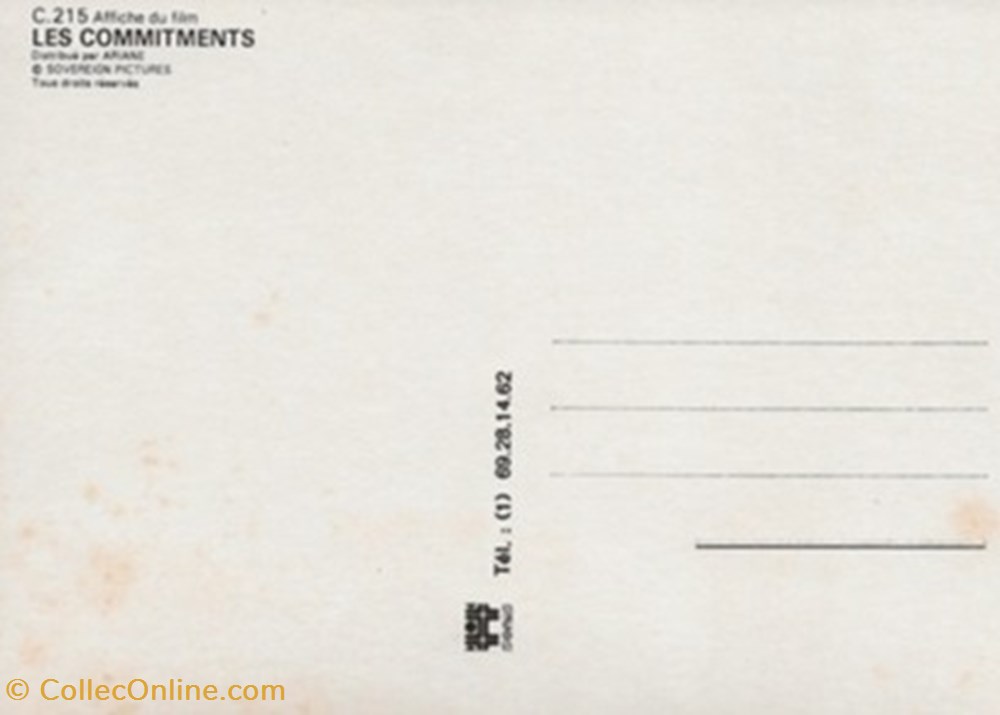 Les commitments cartes postales autres les commitments