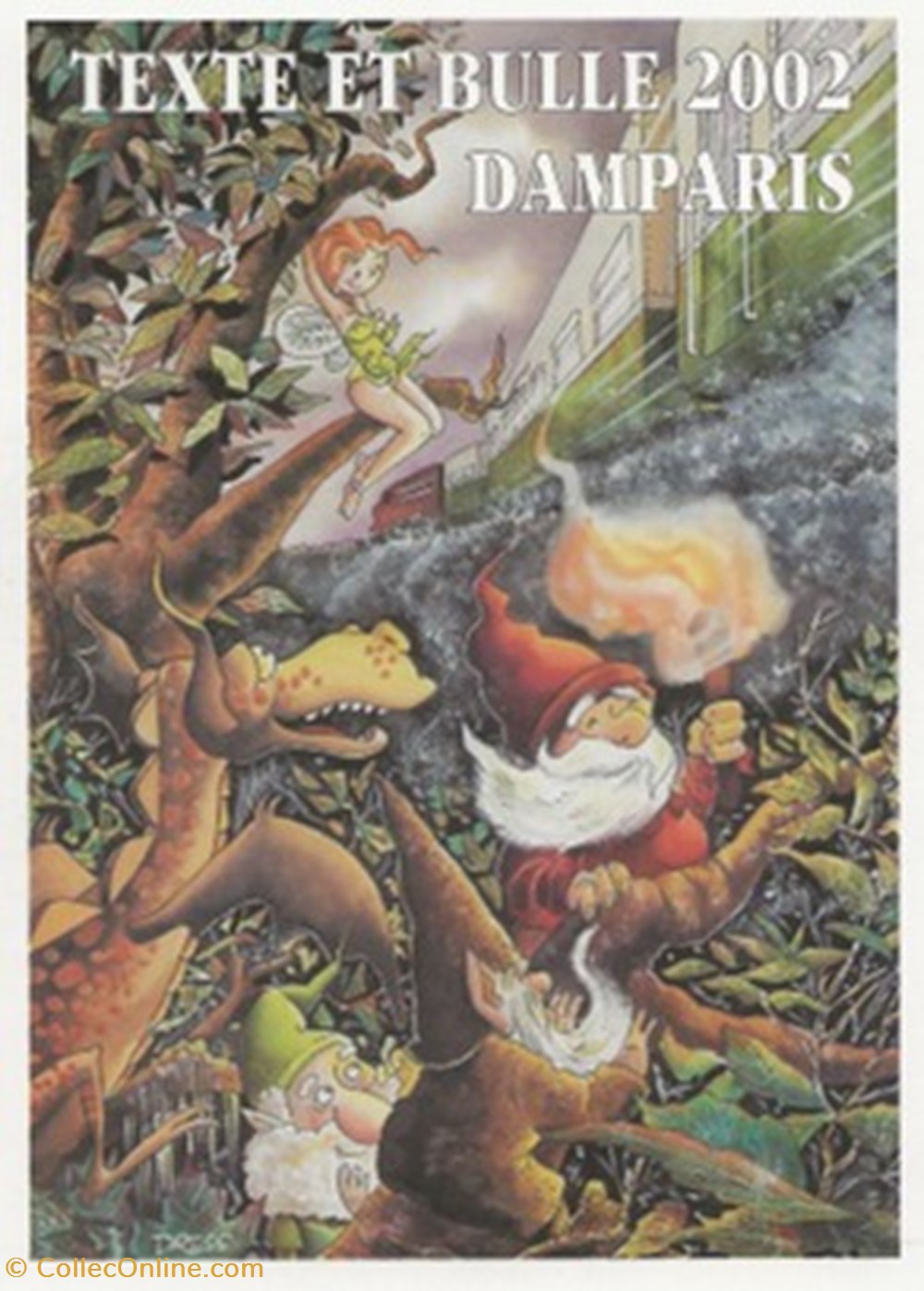 Damparis (39) 2002 cartes postales bande dessinee damparis 39 2002