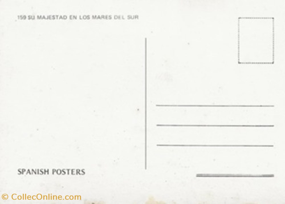 Su majestad de los mares del sur cartes postales autres su majestad de los mares del sur