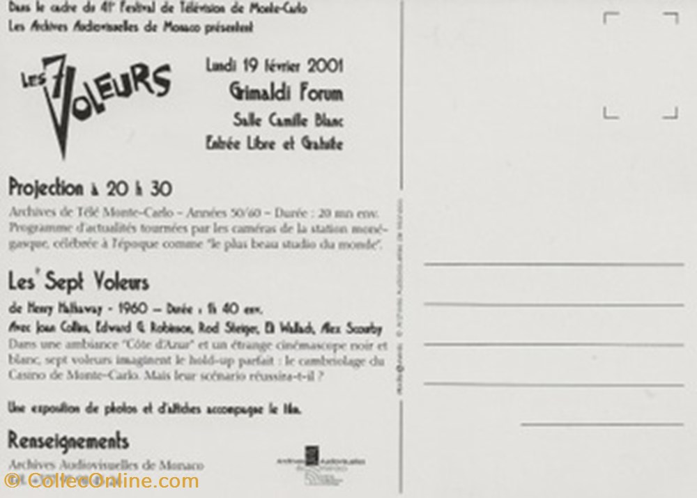 Les 7 voleurs cartes postales autres les 7 voleurs