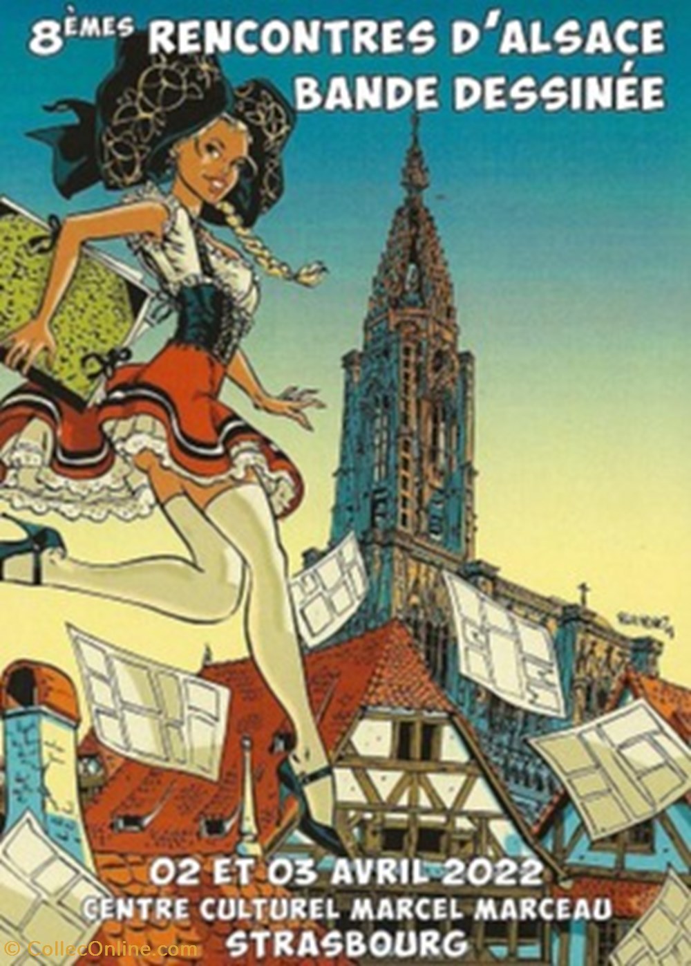 Strasbourg (67) 2022 cartes postales bande dessinee strasbourg 67 2022