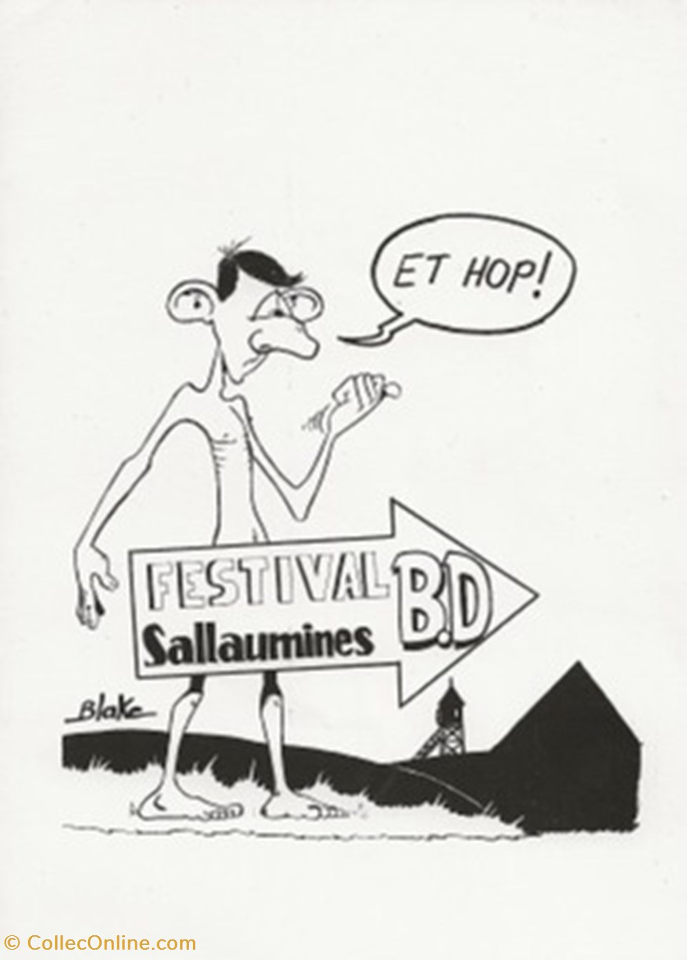 ZZ Sallaumines (62) cartes postales bande dessinee zz sallaumines 62