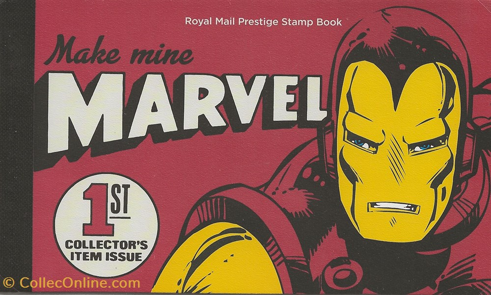 timbres zzz grande bretagne 2019 carnet marvel