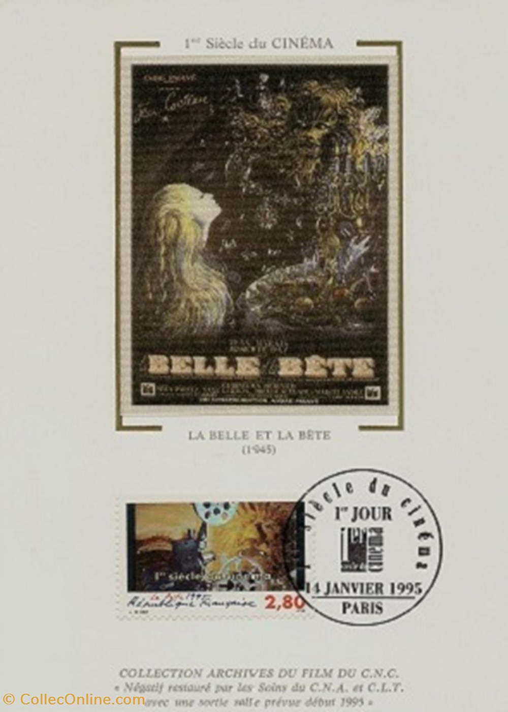 La belle et la bête cartes postales autres la belle et la bete