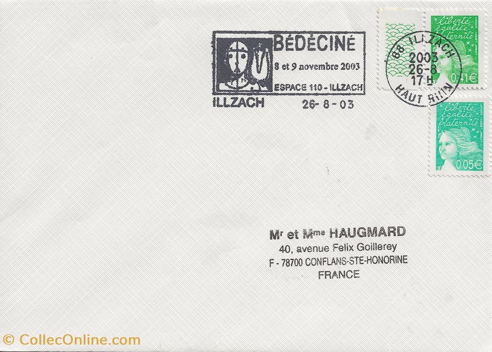 timbres illzach 68 2003 bedecine
